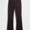 Pantalon long et ajusté en sergé à taille basse