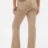 Pantalon long et ajusté en sergé à taille basse