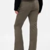 Pantalon long et ajusté en sergé à taille basse
