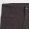 Pantalon long et ajusté en sergé à taille basse