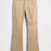 Pantalon long et ajusté en sergé à taille basse