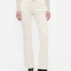 Pantalon long et ajusté en velours côtelé à taille basse