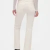 Pantalon long et ajusté en velours côtelé à taille basse