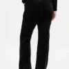 Pantalon long et ajusté en velours côtelé à taille basse
