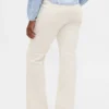 Pantalon long et ajusté en velours côtelé à taille basse