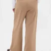Pantalon à plis en sergé brossé 365 à taille haute