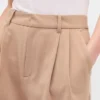 Pantalon à plis en sergé brossé 365 à taille haute