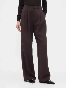 Pantalon plissé taille haute 365