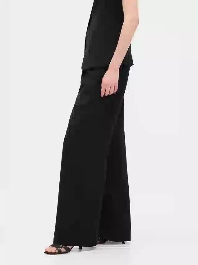 Pantalon plissé taille haute 365