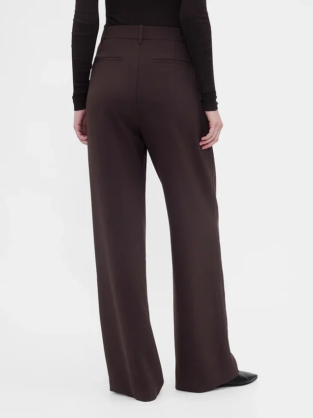 Pantalon plissé taille haute 365