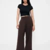 Pantalon plissé taille haute 365