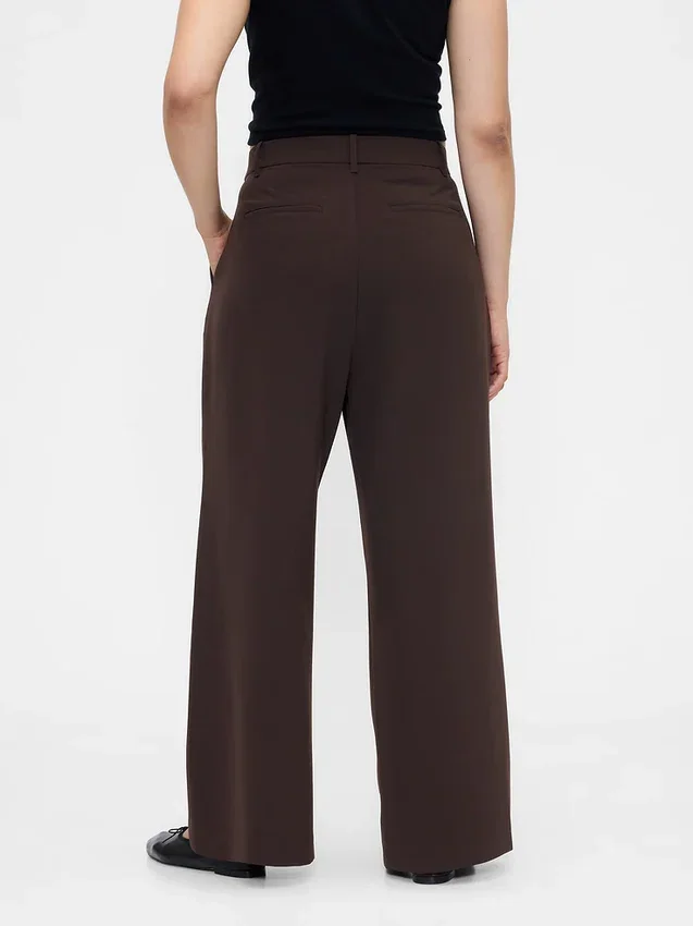 Pantalon plissé taille haute 365