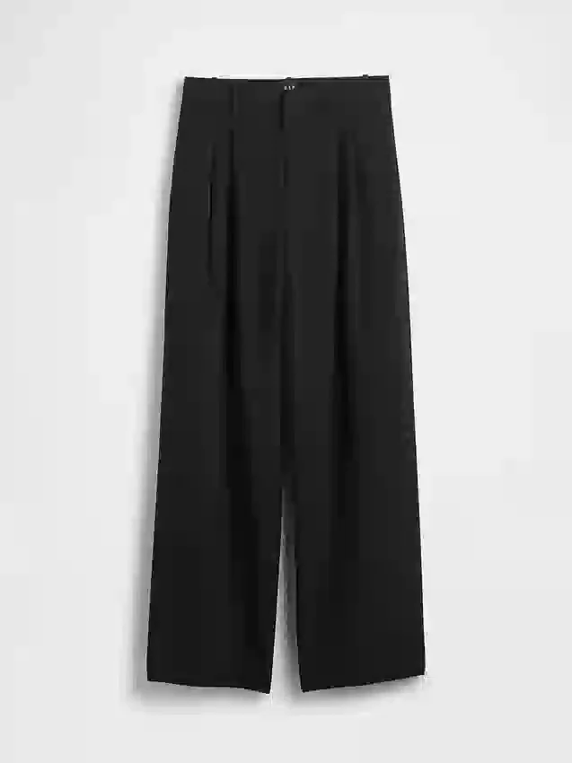 Pantalon plissé taille haute 365