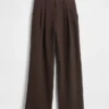 Pantalon plissé taille haute 365