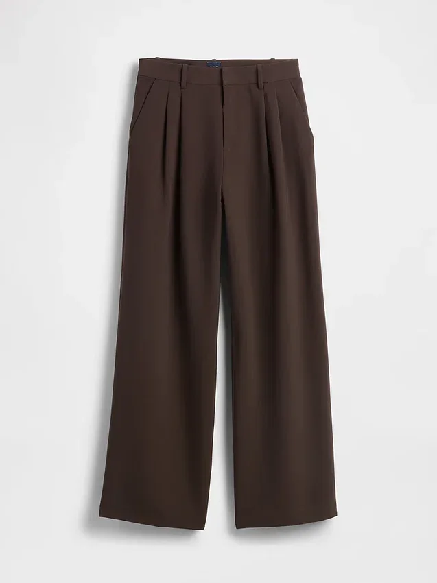 Pantalon plissé taille haute 365