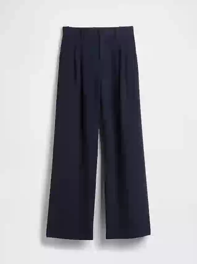 Pantalon plissé taille haute 365