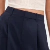 Pantalon plissé taille haute 365