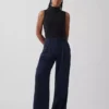 Pantalon plissé taille haute Curvy 365