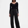Pantalon plissé taille haute Curvy 365