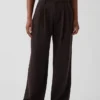 Pantalon plissé taille haute Curvy 365