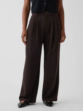 Pantalon plissé taille haute Curvy 365