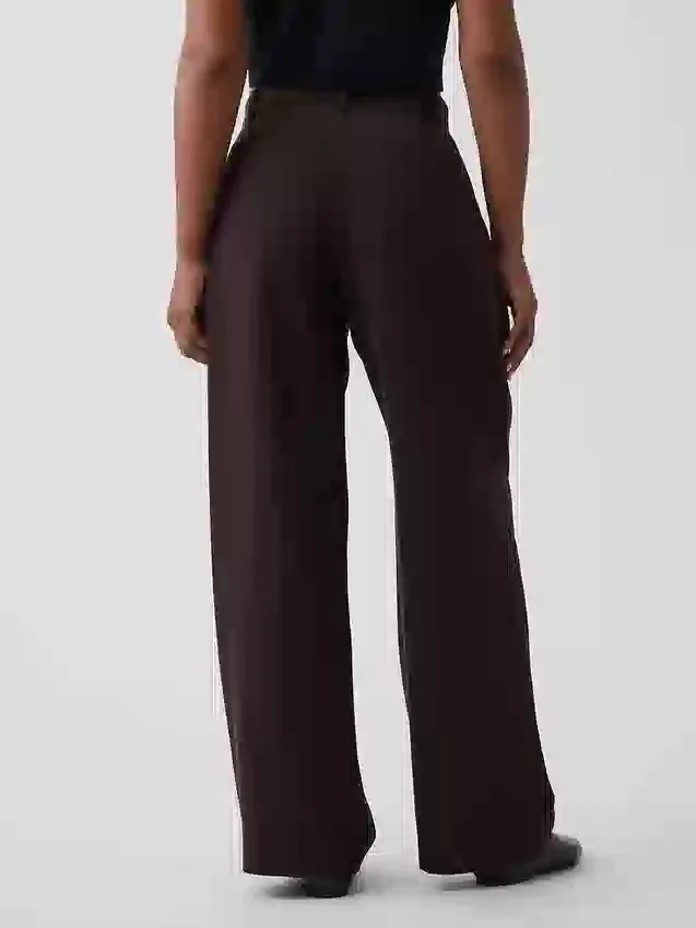 Pantalon plissé taille haute Curvy 365