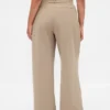 Pantalon plissé taille haute Curvy 365