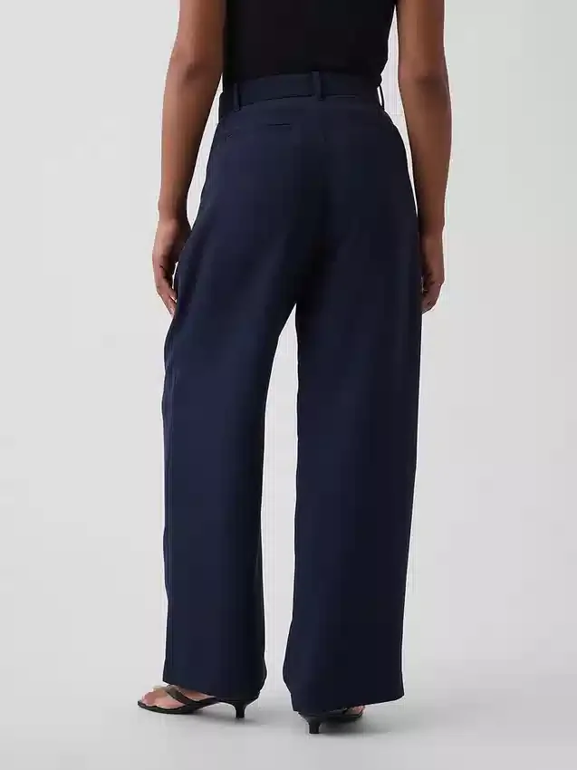 Pantalon plissé taille haute Curvy 365