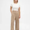 Pantalon plissé taille haute Curvy 365