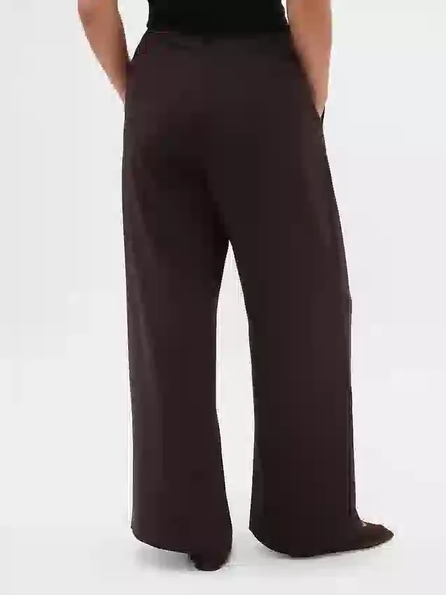 Pantalon plissé taille haute Curvy 365