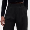 Pantalon plissé taille haute Curvy 365