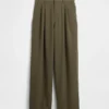 Pantalon plissé taille haute Curvy 365