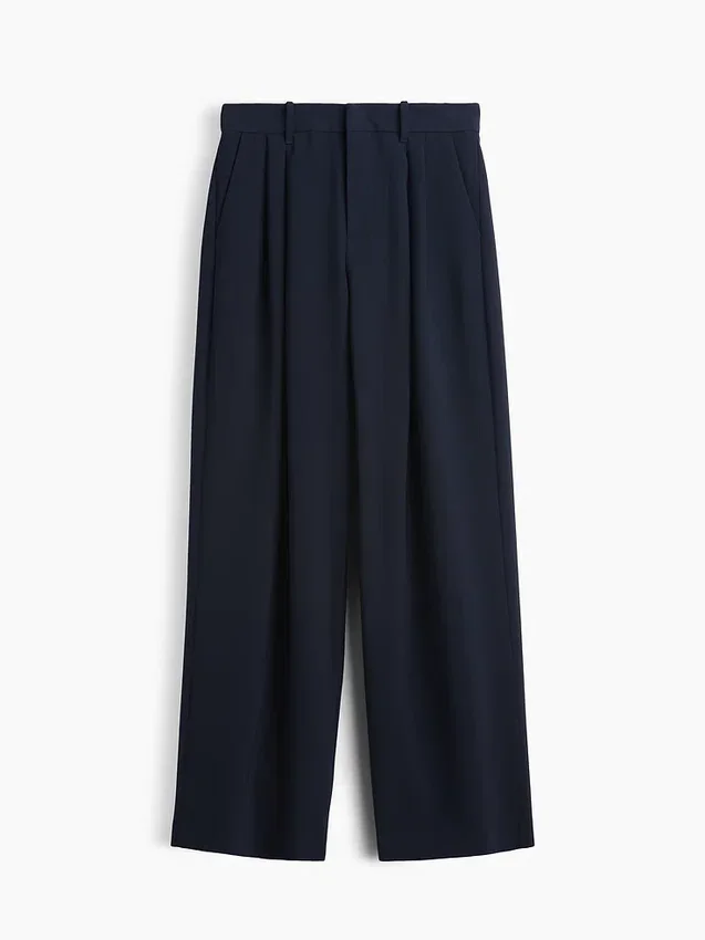 Pantalon plissé taille haute Curvy 365