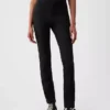 Pantalon skinny taille haute en maille double