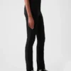 Pantalon skinny taille haute en maille double