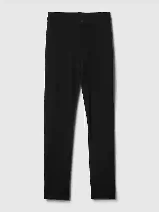 Pantalon skinny taille haute en maille double