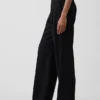 Pantalon taille basse 365 en mélange de lin