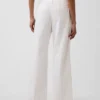 Pantalon taille basse 365 en mélange de lin