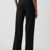 Pantalon taille basse 365 en mélange de lin