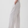 Pantalon taille haute 365 en mélange de lin