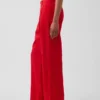 Pantalon taille haute 365 en mélange de lin