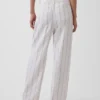 Pantalon taille haute 365 en mélange de lin
