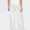 Pantalon taille haute 365 en mélange de lin