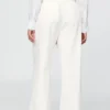 Pantalon taille haute 365 en mélange de lin