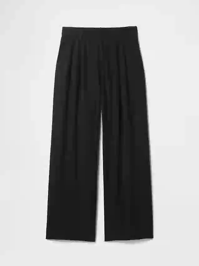 Pantalon taille haute 365 en mélange de lin