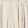 Pantalon taille haute 365 en mélange de lin
