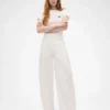 Pantalon à taille haute plissé en arc GAP × Victoria Beckham