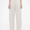Pantalon à taille haute plissé en arc GAP × Victoria Beckham
