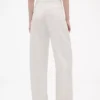 Pantalon à taille haute plissé en arc GAP × Victoria Beckham