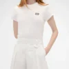 Pantalon à taille haute plissé en arc GAP × Victoria Beckham